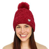 ZIBELL Winter Woolen Beanie Cap for Women P1
